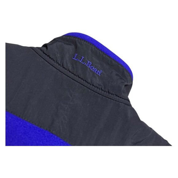 LL BEAN VINTAGE 90s Purple Fleece Denali Outdoor Ski Jacket Womens Medium - Picture 2 of 5